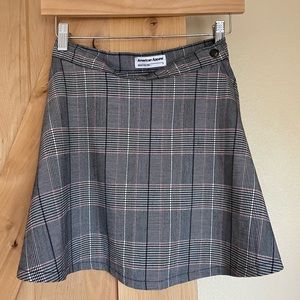 American Apparel plaid circle skirt.